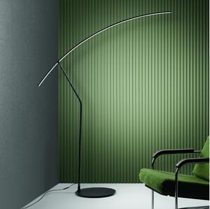 Ondaluce - LED Stmievateľná stojacia lampa FOLAGA LED/30W/230V 190 cm čierna