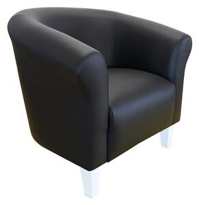 Pohodlné kancelářské křeslo Miri Magic velvet 25 černé nohy