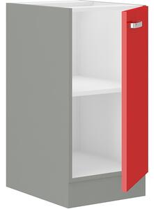 Spodní kuchyňská skříňka 40 cm 05 - HULK - Šedá lesklá
