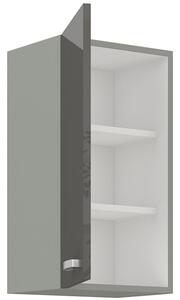 Horní závěsná skříňka do kuchyně 40 x 72 cm GOREN - Šedá lesklá
