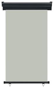 Bočná markíza na balkón 100x250 cm, sivá