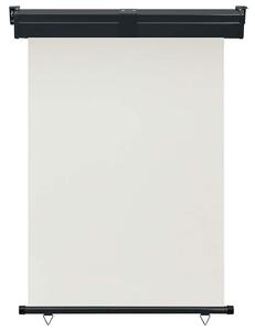 Bočná markíza na balkón 125x250 cm, krémová