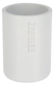 Kúpeľňový pohár Loudis, biela, 350 ml