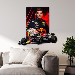 Wooden HDF poster - Max Verstappen
