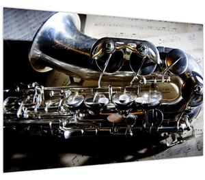 Obraz - Saxofón (90x60 cm)