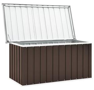Záhradný úložný box hnedý 129x67x65 cm