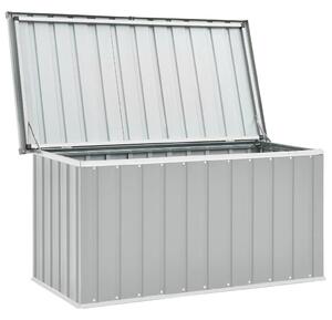 Záhradný úložný box, sivý 129x67x65 cm