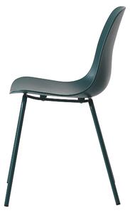 Dizajnová stolička Jensen petrolejová
