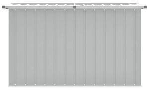 Záhradný úložný box, sivý 149x99x93 cm