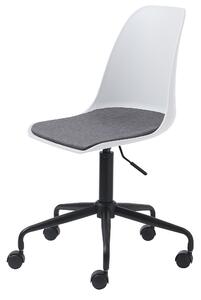 Dizajnová kancelárska stolička Jeffery biela