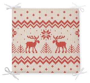 Vianočný sedák s prímesou bavlny Minimalist Cushion Covers Merry Christmas, 42 x 42 cm
