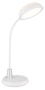 Globo 58496W LED stolná lampička KIRK | 12W integrovaný LED zdroj | 650lm | 3000/4000/6000K | vypínač
