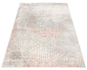 TA Koberec G513C WHITE/SALMON PORTLAND HIK Biely Obdĺžnikový Rozmer: 80x150 cm