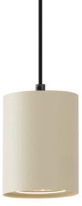 Moderné závesné svietidlo béžové s čiernou farbou pre koľajnicový systém 1-fázový GU10 70mm - Iconic Holt