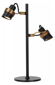 Lucide 34544/02/30 - Stolná lampa TUNDRAN 2xGU10/5W/230V čierna