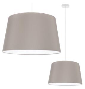 Závesné svietidlo Gaja, 1x béžové textilné tienidlo, (fi 44cm), w