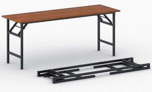 Konferenčný stôl FAST READY, 170x50 cm, čierna podnož, čerešňa