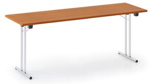 Skladací konferenčný stôl FOLDING, 180x80 cm, čerešňa