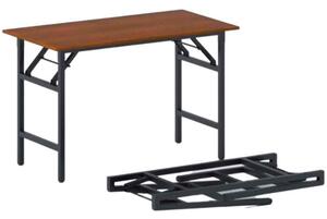 Konferenčný stôl FAST READY, 120x60 cm, čierna podnož, čerešňa