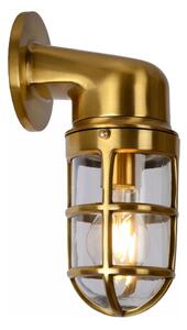 Lucide 11892/01/02 - Vonkajšia nástenná lampa DUDLEY 1xE27/40W/230V IP44 zlatá