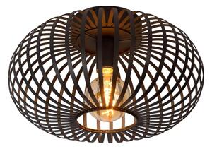 Lucide 78174/40/30 - Stropné svietidlo MANUELA 1xE27/60W/230V pr. 39,5 cm čierna