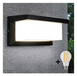 LED Vonkajšie nástenné svietidlo NEELY 1xE27/9W/230V 4000K IP54 čierna