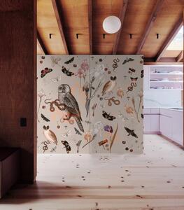 WALLCOLORS Pink Owls wallpaper - tapeta POVRCH: Prowall Concrete