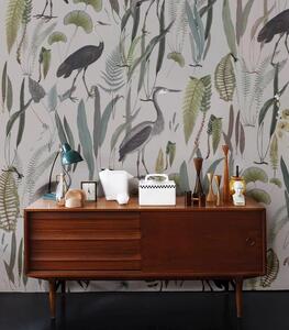 WALLCOLORS Calm Heron Beige wallpaper - tapeta