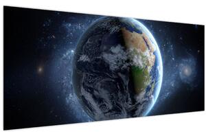 Obraz - Pohľad z Vesmíru (120x50 cm)