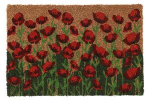 Vonkajšia rohožka Poppies, 60x40 cm