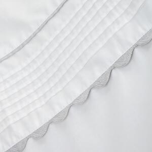 Biele obliečky z egyptskej bavlny Bianca Ric Rac, 200 x 200 cm