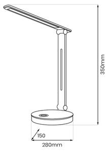 LED RGBW Stolná lampa BRUNO LED/5W/5V 3000/4500/6000K čierna