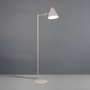 Stojacia lampa Cosima, svetlošedá, výška 126 cm, kov, Hliník / sivá / zinok, Obývacia izba / jedáleň, kov, Moderný, Stojaca lampa