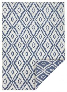NORTHRUGS - Hanse Home koberce AKCIA: 120x170 cm Kusový koberec Twin-Wendeteppiche 103137 blau creme – na von aj na doma - 120x170 cm