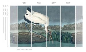 WALLCOLORS Stork wallpaper - tapeta POVRCH: Prowall Sand