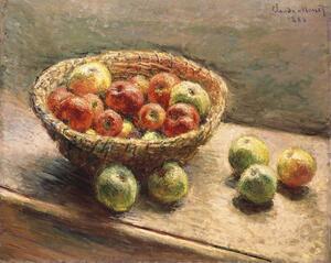 Monet, Claude - Obrazová reprodukcia A Bowl of Apples; Le Panier de Pommes, 1880, (40 x 30 cm)
