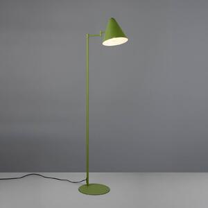 Stojacia lampa Cosima, zelená, výška 126 cm, kov, Zelená, Obývacia izba / jedáleň, kov, Moderný, Stojaca lampa