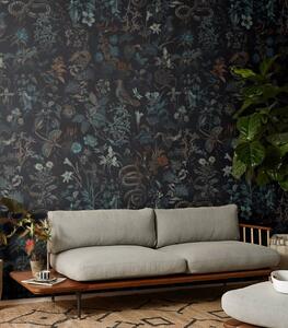 WALLCOLORS Botanic black wallpaper - tapeta POVRCH: Prowall Canvas