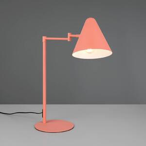Stolová lampa Cosima, marhuľová, výška 50 cm, kov, Žltá / oranžová, Obývacia izba / jedáleň, kov, Moderný, Stojacie svietidlo