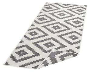 NORTHRUGS - Hanse Home koberce Kusový koberec Twin-Wendeteppiche 103132 grau creme – na von aj na doma - 240x340 cm