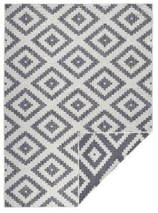 NORTHRUGS - Hanse Home koberce Kusový koberec Twin-Wendeteppiche 103132 grau creme – na von aj na doma - 120x170 cm