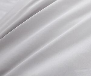 Sivé obliečky z bavlneného saténu Bianca Classic, 135 x 200 cm