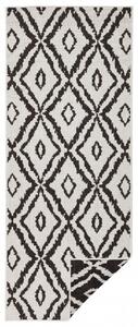 NORTHRUGS - Hanse Home koberce Kusový koberec Twin-Wendeteppiche 103134 schwarz creme - 120x170 cm