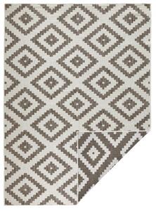 NORTHRUGS - Hanse Home koberce Kusový koberec Twin-Wendeteppiche 103133 braun creme - 80x350 cm