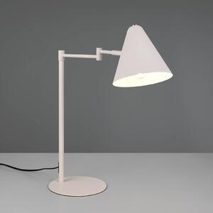 Stolová lampa Cosima, svetlošedá, výška 50 cm, kov, Hliník / sivá / zinok, Obývacia izba / jedáleň, kov, Moderný, Stojacie svietidlo