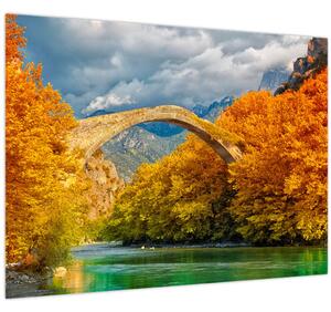 Obraz - Konitsa most (70x50 cm)