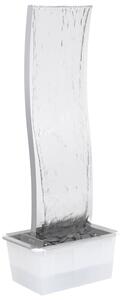 Záhradná fontána s čerpadlom, oceľ 130 cm, zaoblená