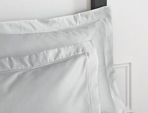 Sivá obliečka na vankúš z bavlneného saténu Bianca Oxford Luxury, 50 x 75 cm