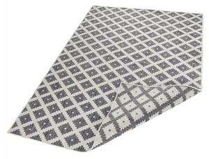 NORTHRUGS - Hanse Home koberce Kusový koberec Twin-Wendeteppiche 103126 grau creme – na von aj na doma - 80x150 cm