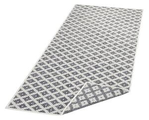 NORTHRUGS - Hanse Home koberce Kusový koberec Twin-Wendeteppiche 103126 grau creme – na von aj na doma - 80x150 cm
